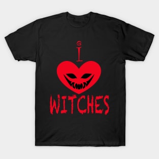 I Heart Witches T-Shirt